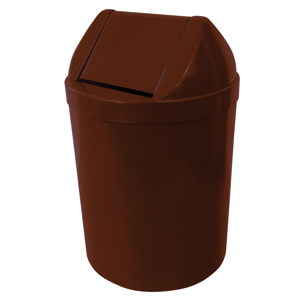 Lixeira Redonda Vienna 12 Litros com Tampa Vai e Vem - Imagem 11